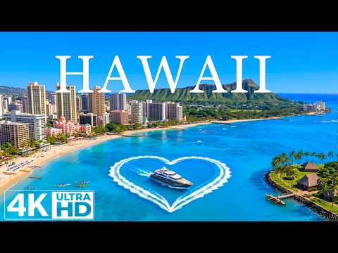 Hawaii 4K | Tropical Paradise – Beaches, Waterfalls & Volcanic Landscapes