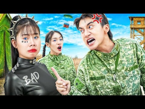 Bad Girl Survives World's Strictest School! Baby Doll In Military School | Baby Doll Indonesia