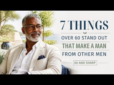7 Things That Make a Man Over 60 Stand Out From Other Men