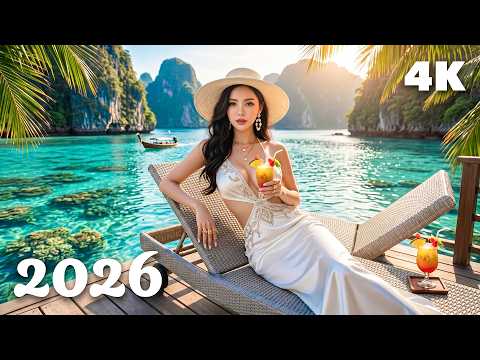 🏖️ Best Deep House Mix 2026 Tropical Chillout Summer Ocean Escape 4K