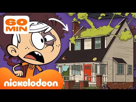 Loud House | ¡Cada vez que la casa de los Loud ha sido destruida! 💥 | Compilación de 60 minutos