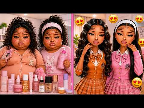 FAT to REALISTIC BADDIE BACK TO SCHOOL GLOW UP In LifeTogether 🏠 RP | Roblox