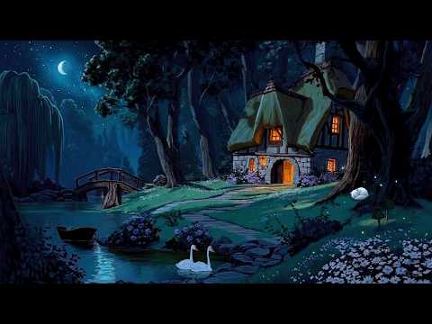 get lost in a peaceful 1950's forest night with timeless oldies playing in another room 🕯️