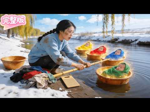 孩子夭折被趕出門！河邊洗衣的村丫頭意外撈起4個棄嬰！不料竟是天上四星宿下凡！不僅旺爆養母帶她吃香喝辣！還帶她手撕惡婆婆全家！人生逆襲！#热门短剧 #drama #chinesedrama #先婚后爱