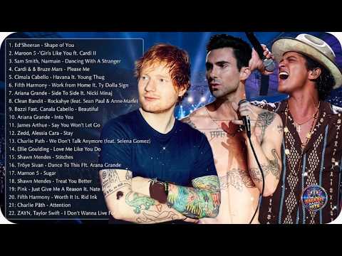 Música Pop En Inglés 2019 ✬ Maroon 5, Bruno Mars, Cold Play ✬ Lo Mejor Del Pop 2019