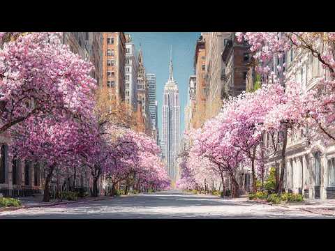 𝐆𝐄𝐍𝐓𝐋𝐄 𝐒𝐔𝐌𝐌𝐄𝐑 𝐈𝐍 𝐍𝐄𝐖 𝐘𝐎𝐑𝐊 ☀️ Café Jazz — Relaxing Vintage Music for Cozy Mornings & Soft Breeze Days