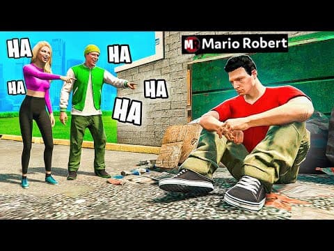 M-am prefăcut SARAC în GTA 5 că să văd cum sunt tratat…