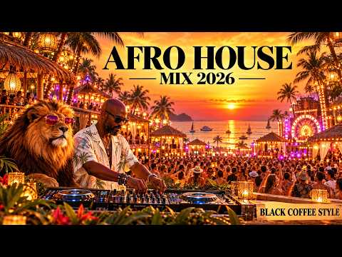 🔴 LIVE 🔥 Afro House 2026 | Deep Melodic Afro House & Afro Tech Mix | Black Coffee Style
