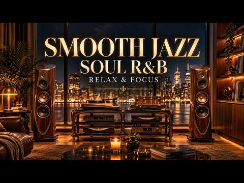 Smooth Jazz & Soul R&B 24/7 – Midnight Jazz Lounge | Relaxing Instrumental Vibes.