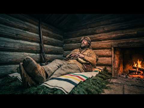 How Mountain Men Built a Hidden Shelter in Bear Country — Survival in The Wild Forest