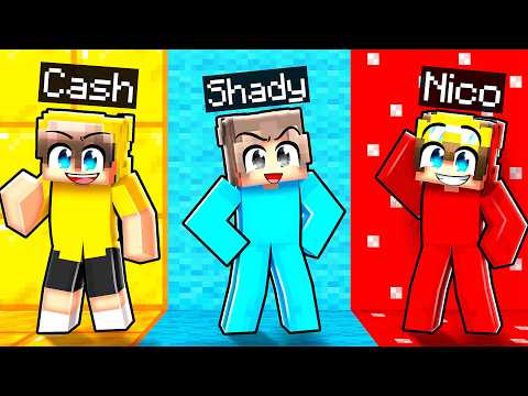 We SWAPPED COLORS in Minecraft…