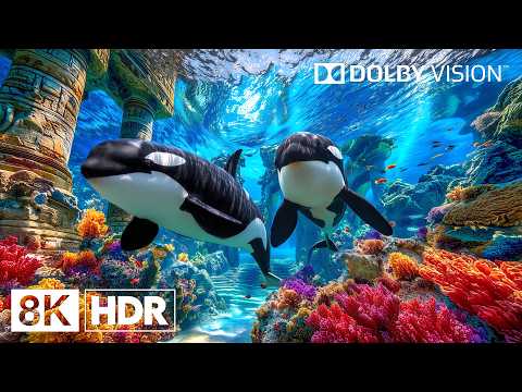 Mesmerizing Ocean Depth Creatures in 8K HDR | Dolby Vision™