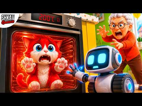 GRANDMA PUT THE CAT IN THE OVEN! What Did He Do?! | I Am Cat VR / Part 82