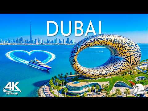 [4K] Dubai 🇦🇪 Spectacular Dubai Marina, Atlantis The Palm & Museum of the Future