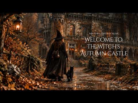 Welcome to the Witch's Autumn Castle 🍂 Fantasy Music for Relaxing | Medieval Music & Celtic Music