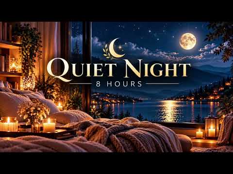 Quiet Night 🌙 Beautiful Relaxing Music for Sleep & Deep Relaxation | 8 Hours
