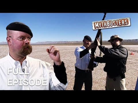 Can Bullets Fired Upwards Kill Upon Descending? | MythBusters | Season 3 Episode 10 | Full Episode