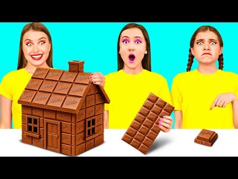 Big, Medium and Small Plate Challenge | Funny Food Challenges