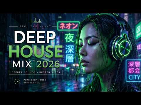 Chill Deep House Mix 2026 🌙 Smooth House Music | Relaxing • Study • Focus
