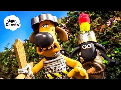 A FAZENDA FICOU UM POUCO BAGUNÇADA! 🐑🤫⚔️🐲 | Shaun, o Carneiro