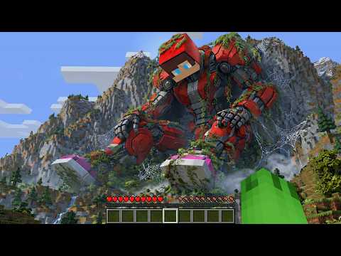 Mikey Found Abandoned JJ Titan Robot ?!