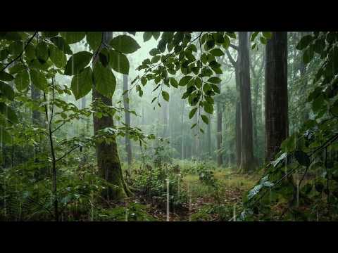 LIVE 🌧️ Heavy Rain in the Forest | Deep Sleep, Meditation & Stress Relief
