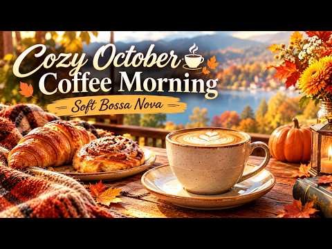 Cozy October Coffee ☕🍂 Soft Bossa Nova & Relaxing Jazz for Work, Study