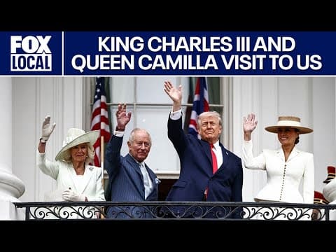 King Charles III and Queen Camilla visit the US