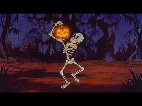 The Skeleton Dance 🎃on a Spooky Halloween Night | Cozy Vintage Oldies Playing in Another Room