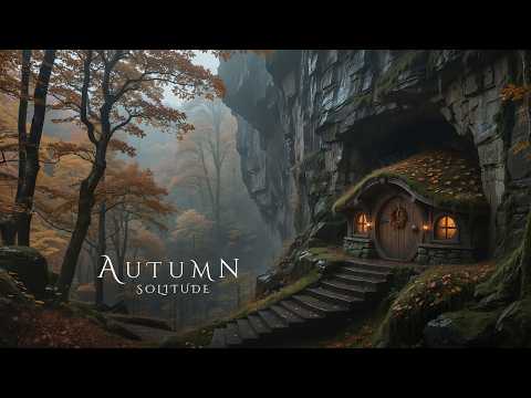 AUTUMN SOLITUDE | Ethereal Meditative Ambient Music with Rain - Mysterious Fantasy Soundscape