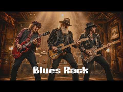 ZZ Top, Eric Clapton, Led Zeppelin – Powerful Classic Blues Rock Hits & Guitar Vibes