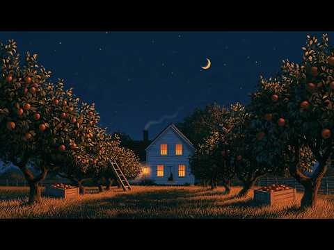 1940s, a quiet night in the apple orchard | soft oldies from inside the house | sleep, relax