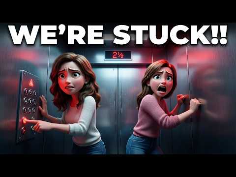 Lucy And her friend Stuck in Elevator | English Speaking Practice | Shadowing English | Slow English