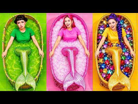 Mermaid Transformation Challenge! Will the Girls Succeed in Their Magical Metamorphosis?