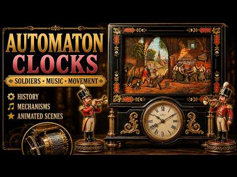 Amazing Antique Automaton Clocks &amp; Musical Clocks | Wehrle, Tharin &amp; Black Forest Masterpieces