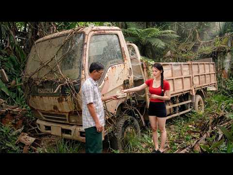 [TIMELAPSE] Genius Girl Restarts Hyundai HD120L 8000kg Truck Abandoned By Old Man