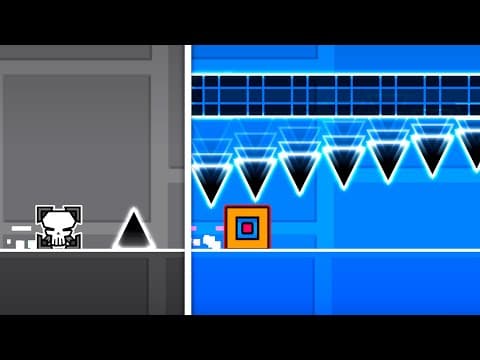 Я Затроллил Друга ЛОВУШКАМИ в БИТВЕ СТРОИТЕЛЕЙ Geometry Dash