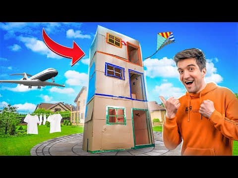 CINE PĂRĂSEȘTE ULTIMUL CASA DIN CARTON CHALLENGE !!