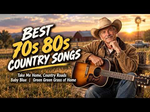 The Golden Era of Country Songs ❤️ Take Me Home, Country Roads, Green Green Grass of Home & More