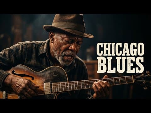 Chicago Blues – Slow Blues Guitar & Smooth Jazz for Late Night Relaxation
