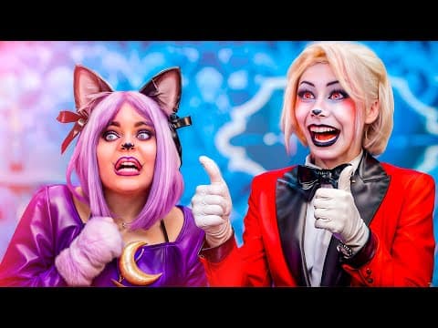 Отель Хазбин в реальной жизни! Чарли Морнингстар против CatNap!