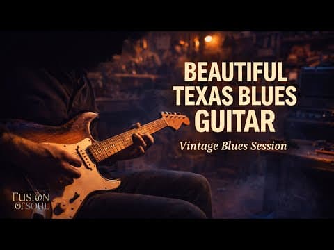 Beautiful Texas Blues Guitar – Midnight Blues