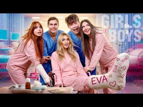Мы Застряли в Больнице! Челлендж Девушек vs Парней