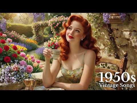 1950s Romantic Spring Garden in Tuscany | Old Stone Café | Aveline Vintage Songs