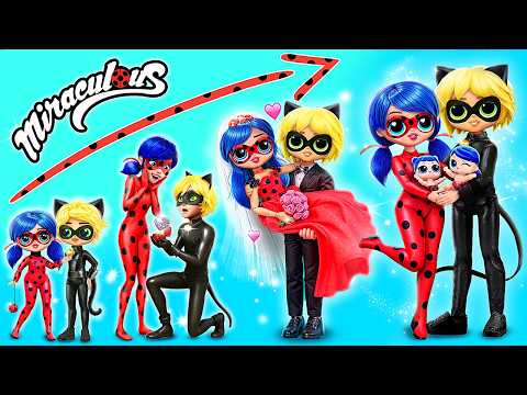 MIRACULOUS Леди Баг и Супер Кот растут! Поделки для кукол ЛОЛ