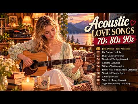 Best Acoustic Love Songs 70s 80s 90s ❤️Take Me Home, Let it Be, Right Here, Heaven | Best Cover 2026