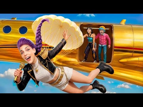 K-Pop Demon Hunters! GOLDEN Rumi des Huntrix du niveau 1 au niveau 1000!