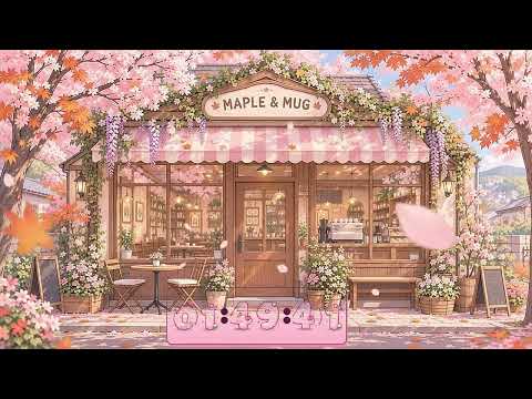 Pink Cozy Café 🌸 | Cute Lofi Music for Study, Relax & Focus