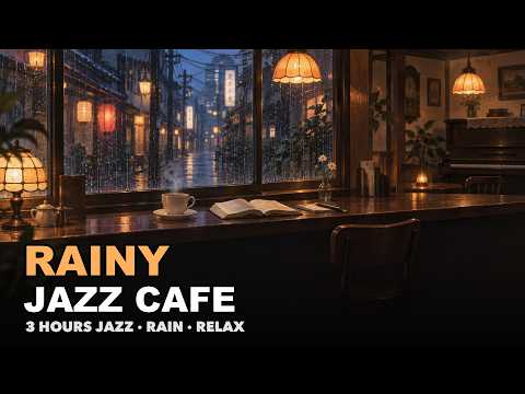Rainy Night at a Tokyo Kissaten ☕ Soft Jazz Piano for Study, Reading & Relaxing