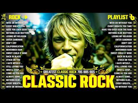 Classic Rock Songs 70s 80s 90s Full Album ✨ ACDC, Bon Jovi, Nirvana, Guns N' Roses, Metallica, U2